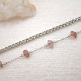 Load image into Gallery viewer, Double Shine Bright bracelet | Strawberry Quartz