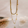 Cargar la imagen en la vista de la galería, Collar Shine Bright Doble Dorado | Cirtino
