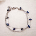 Load image into Gallery viewer, Double Shine Bright bracelet | Lapislázuli