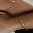 Cargar la imagen en la vista de la galería, Pulsera Doble Chip | Perla