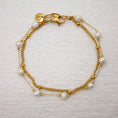 Load image into Gallery viewer, Double chip bracelet | Pearl