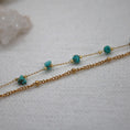 Cargar la imagen en la vista de la galería, Pulsera Doble Chip | Turquesina