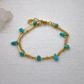 Cargar la imagen en la vista de la galería, Pulsera Doble Chip | Turquesina