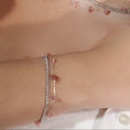 Cargar la imagen en la vista de la galería, Pulsera Doble Shine Bright Plateado | Cuarzo Fresa
