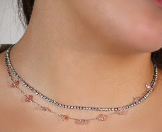 Shine Bright Double | Strawberry Quartz