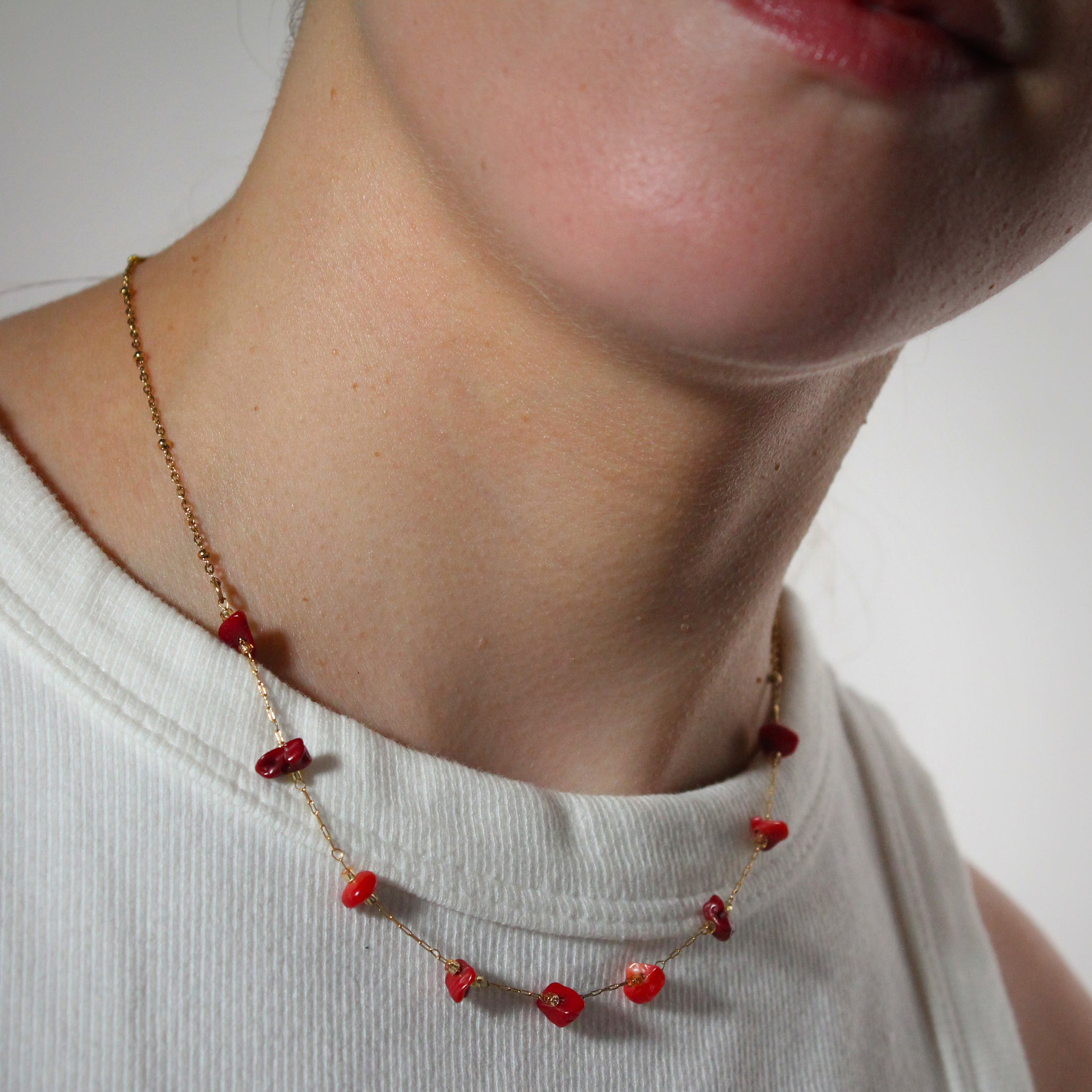 Collar Chip Simple | Coral
