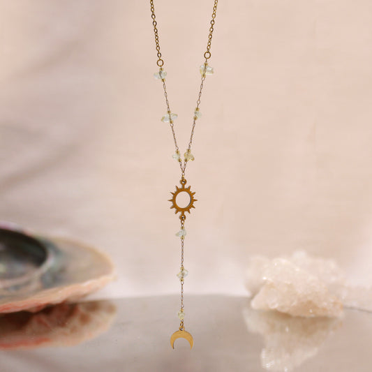 Collar Y Dorado | Citrino