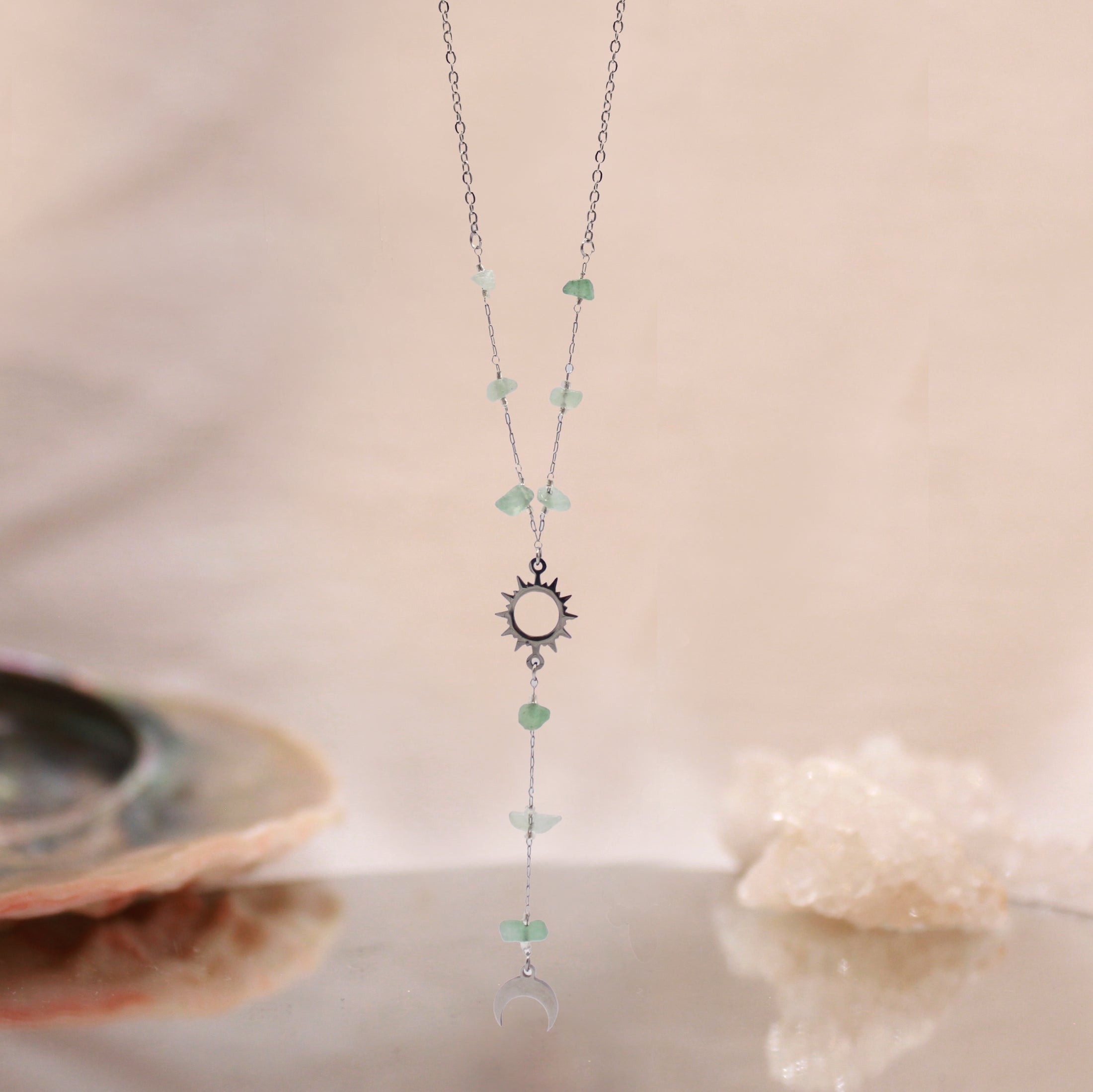 Collar Y Plateado | Jade