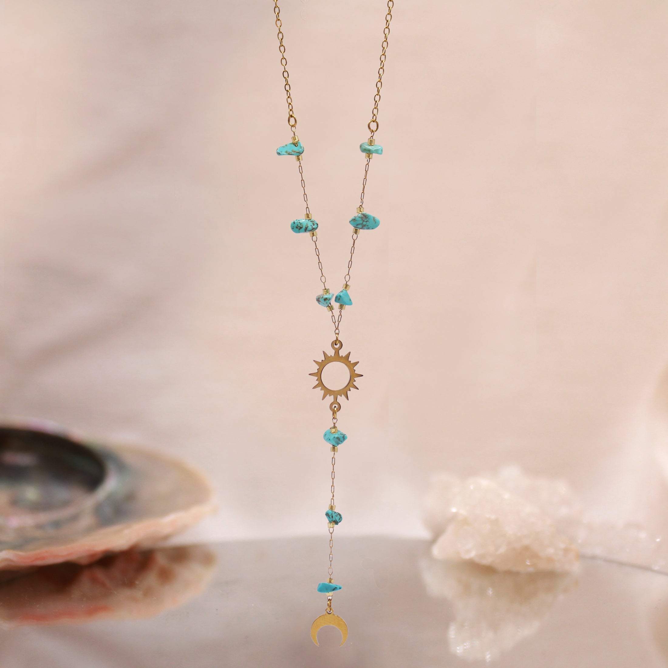 Double chip necklace | Jade
