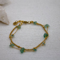 Pulsera Doble Chip | Jade