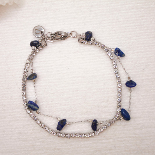 Double Shine Bright bracelet | Lapislázuli