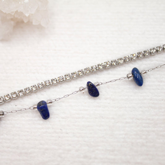 Double Shine Bright bracelet | Lapislázuli