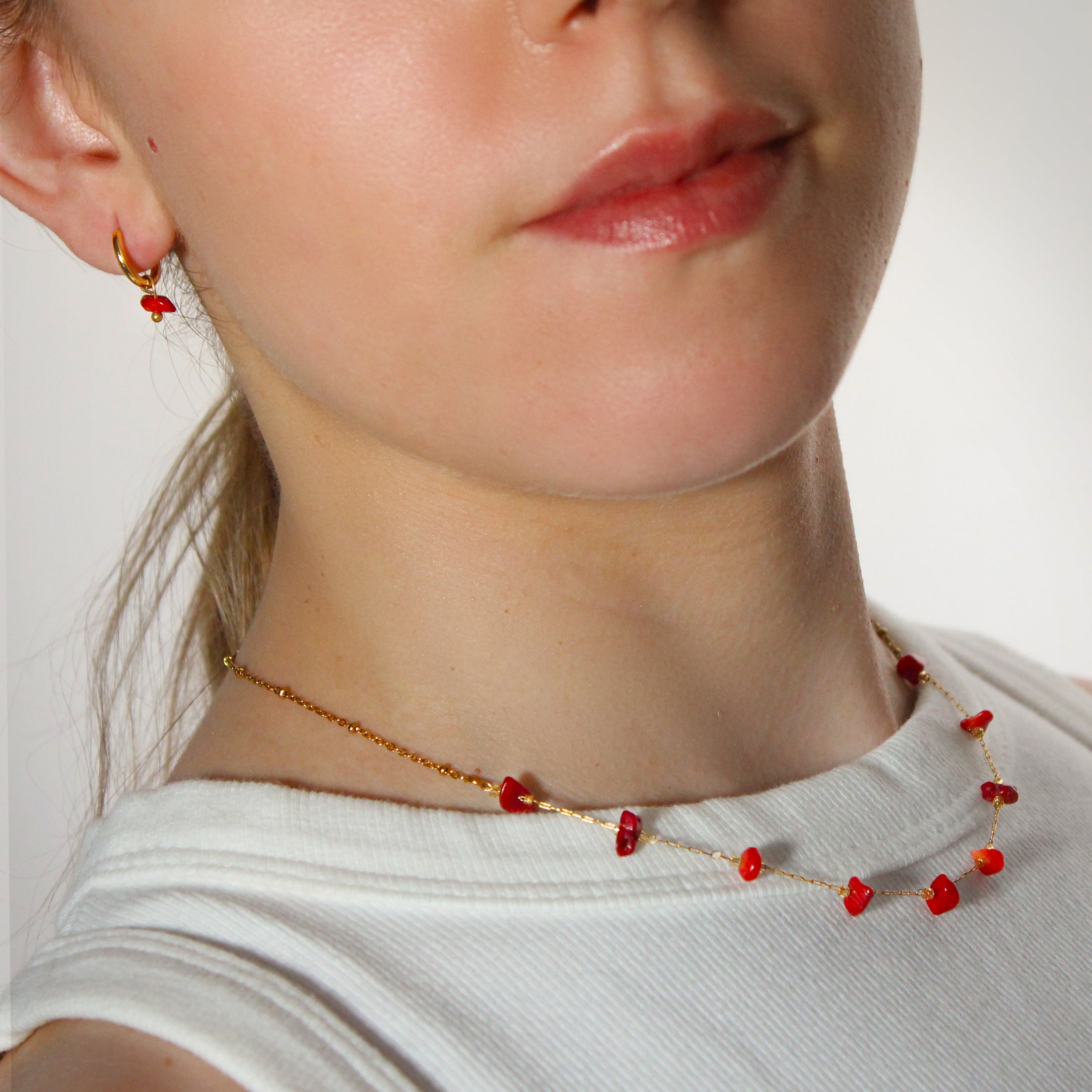 Collar Chip Simple | Coral